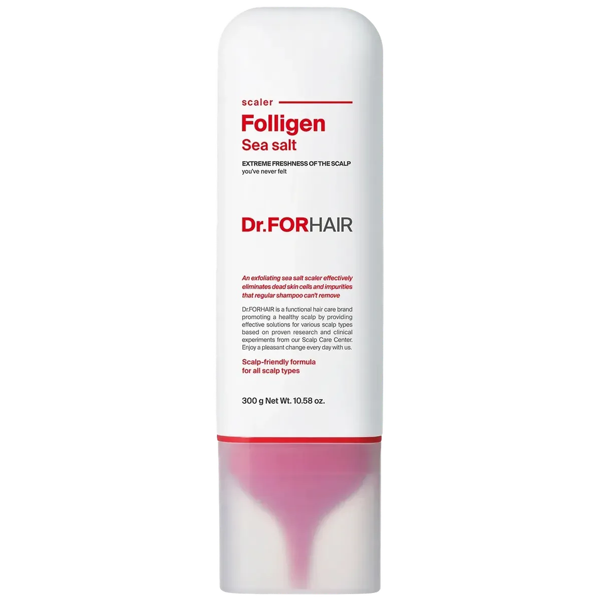 Пилинг для кожи головы с частицами соли с мертвого моря Dr.FORHAIR Sea Salt Scaler 300 мл