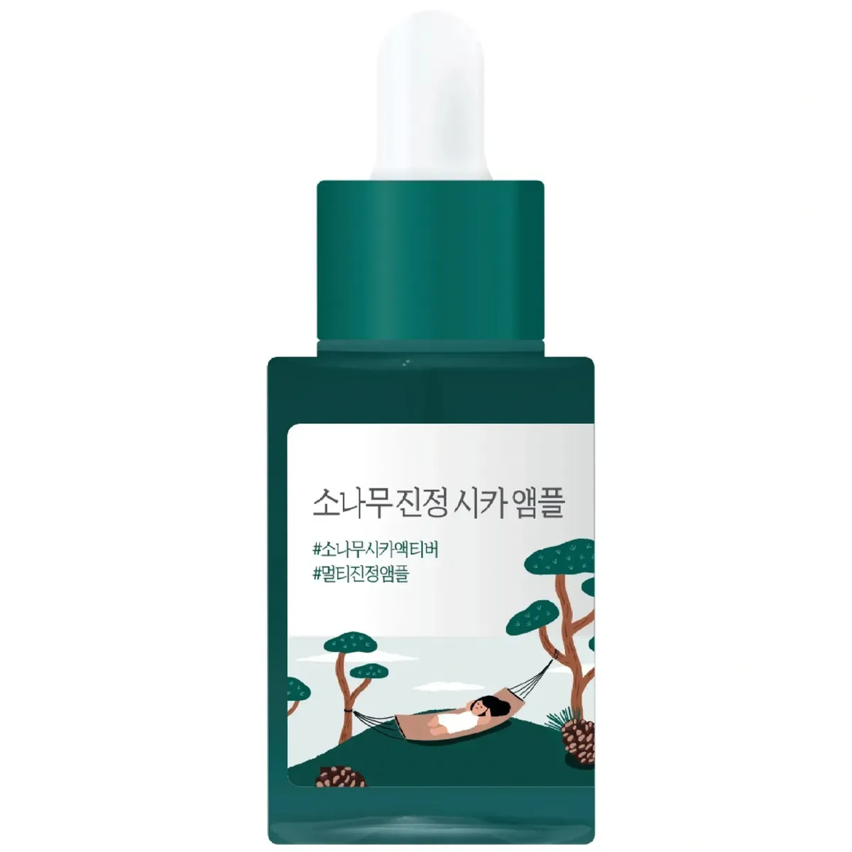 Успокаивающая сыворотка с экстрактом игл сосны ROUND LAB Pine Calming Cica Ampoule 30 мл