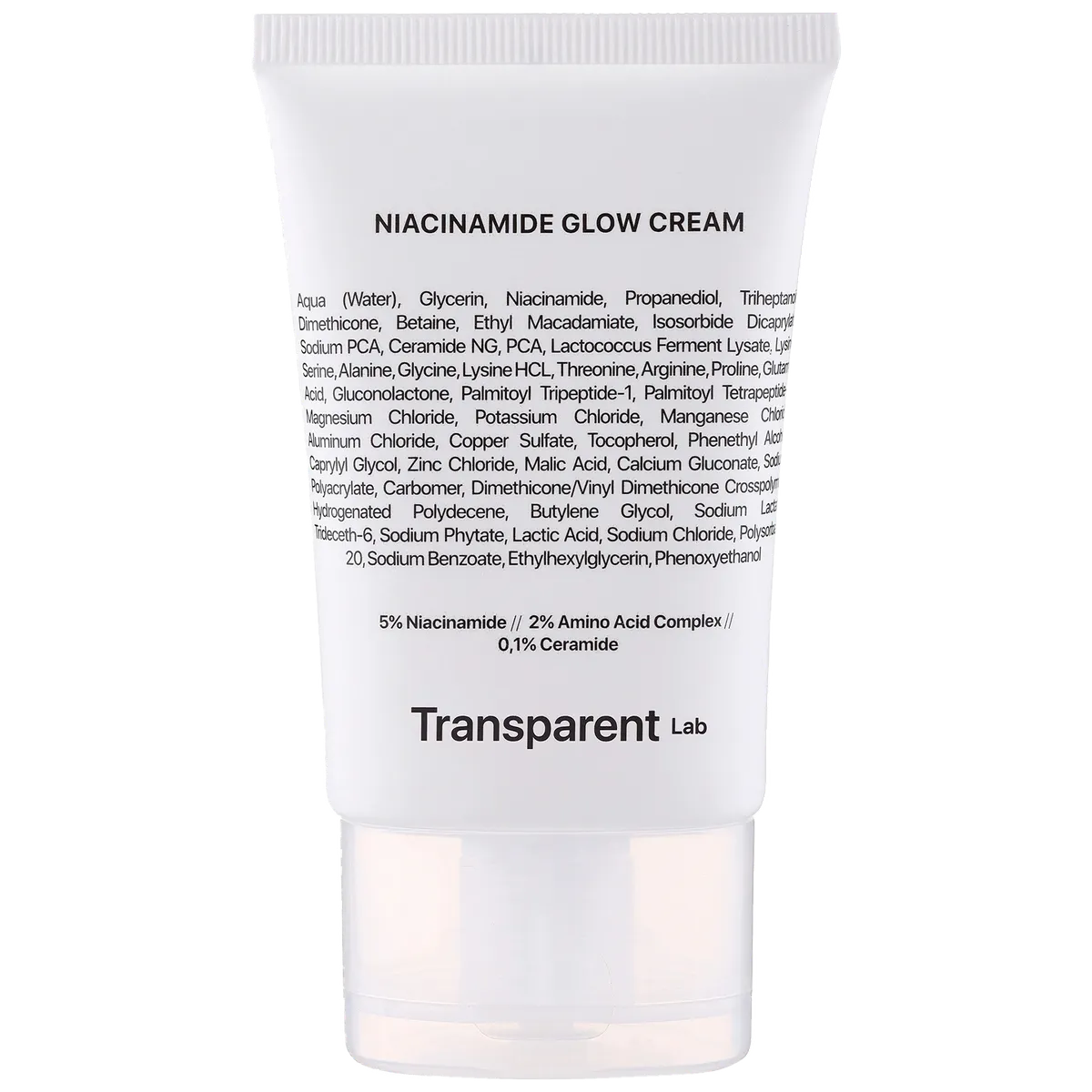 Осветляющий крем для лица Transparent Lab Niacinamide Glow Cream 3 мл, Саше (пробник)