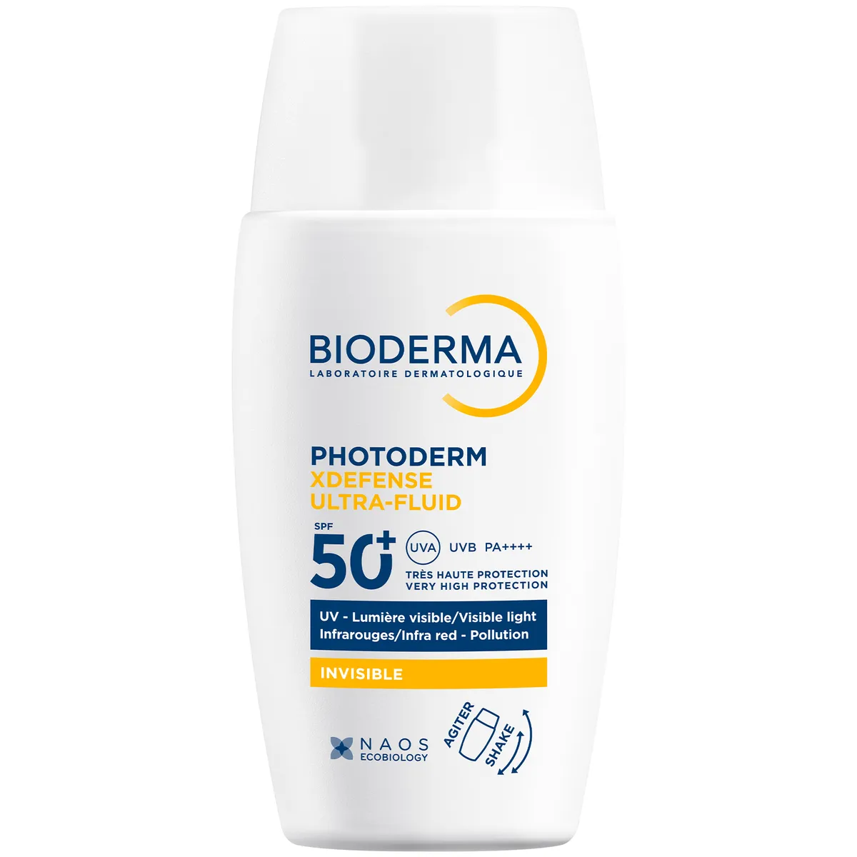 Солнцезащитный флюид для лица, невидимый Bioderma pHotoderm XDefense Ultra Fluid Invisible SPF50+ 40 мл