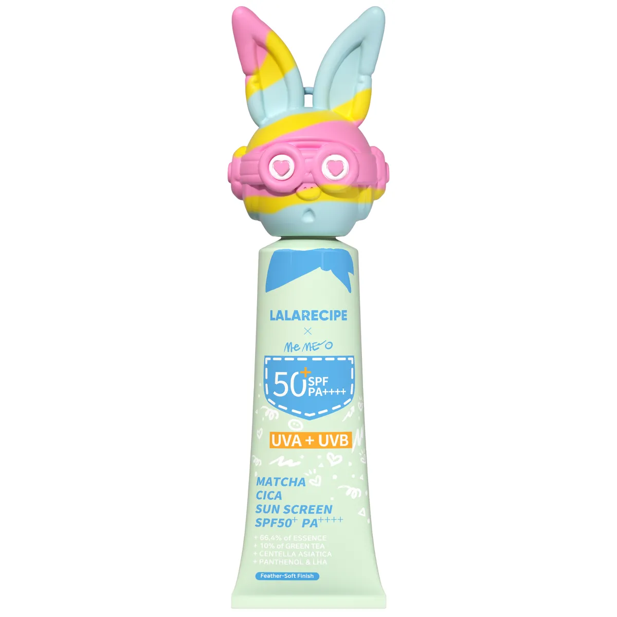 Солнцезащитный крем с центеллой и матчей LALARECIPE Matcha Cica Sun Cream 50 мл