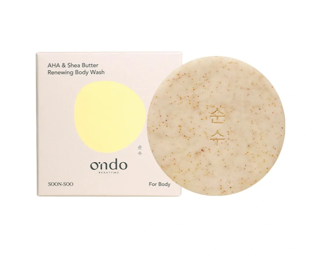Отшелушивающее мыльное средство для тела с AHA-кислотой и маслом ши Ondo Beauty 36.5 AHA & Shea Butter Renewing Body Wash 70 г