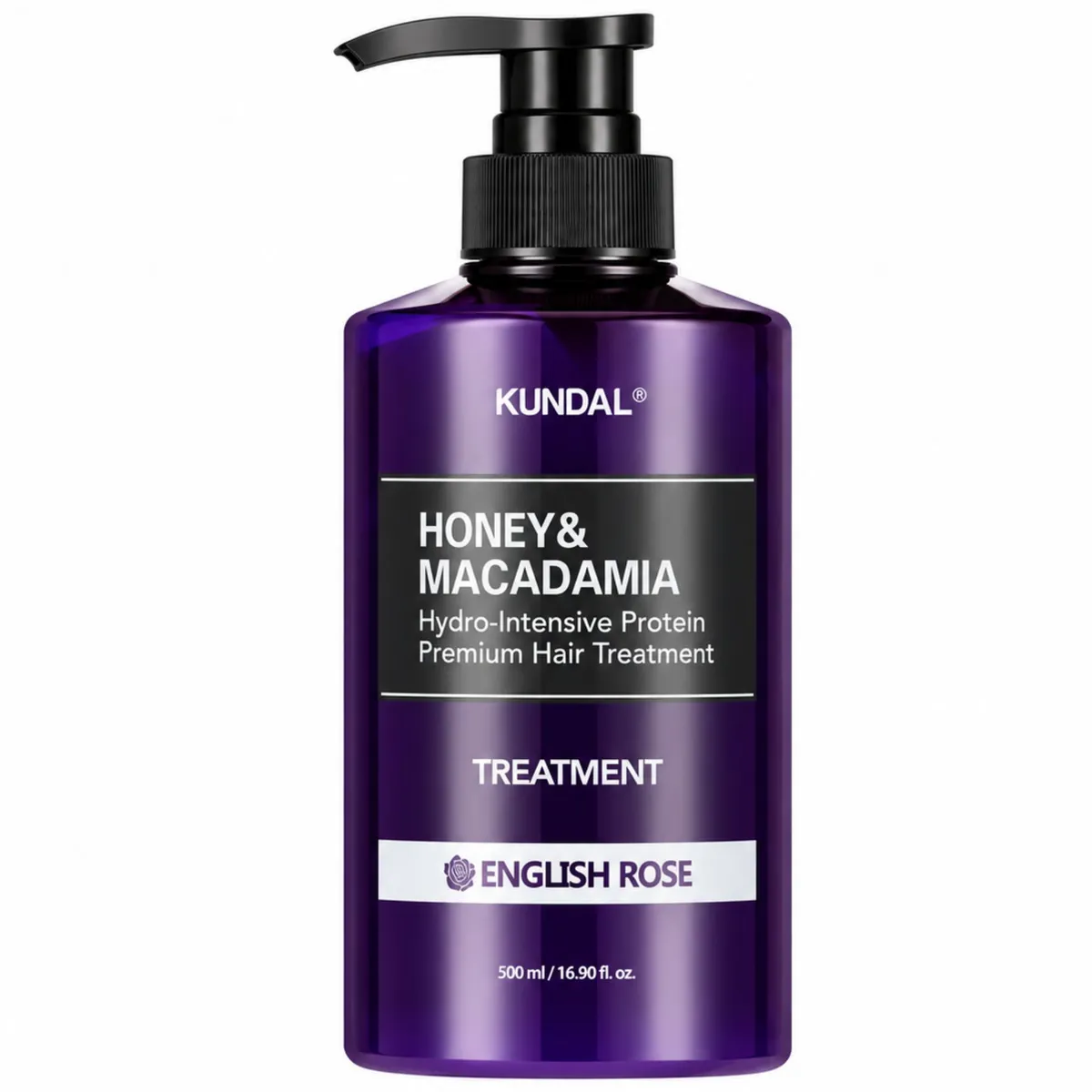 Интенсивный восстанавливающий кондиционер-маска для волос KUNDAL Honey & Macadamia Treatment English Rose 500 мл