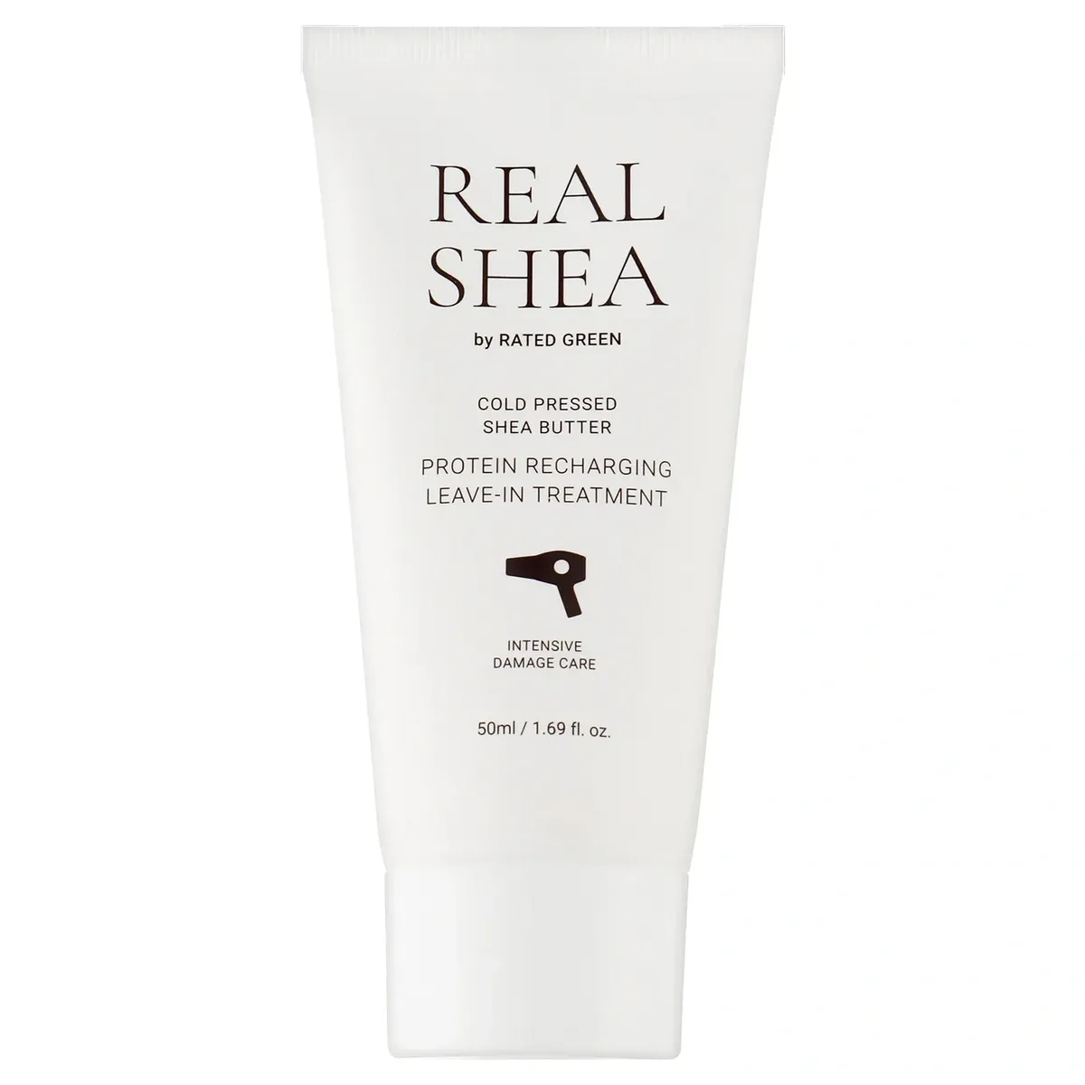 Термозащитный восстанавливающий крем для волос с маслом ши Rated Green Real Shea Gold Pressed Shea Butter Leave-in Treatment 50 мл