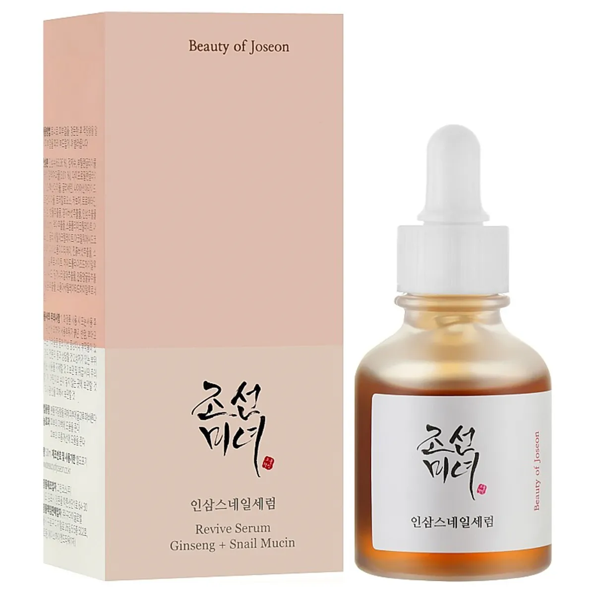 Восстанавливающая сыворотка с экстрактом женьшеня и муцином улитки Beauty of Joseon Revive Serum 30 мл