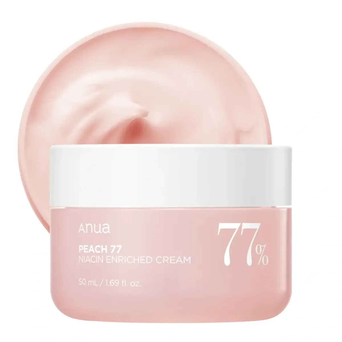 Осветляющий крем с экстрактом персика и ниацинамидом Anua Peach 77 Niacin Enriched Cream 50 мл