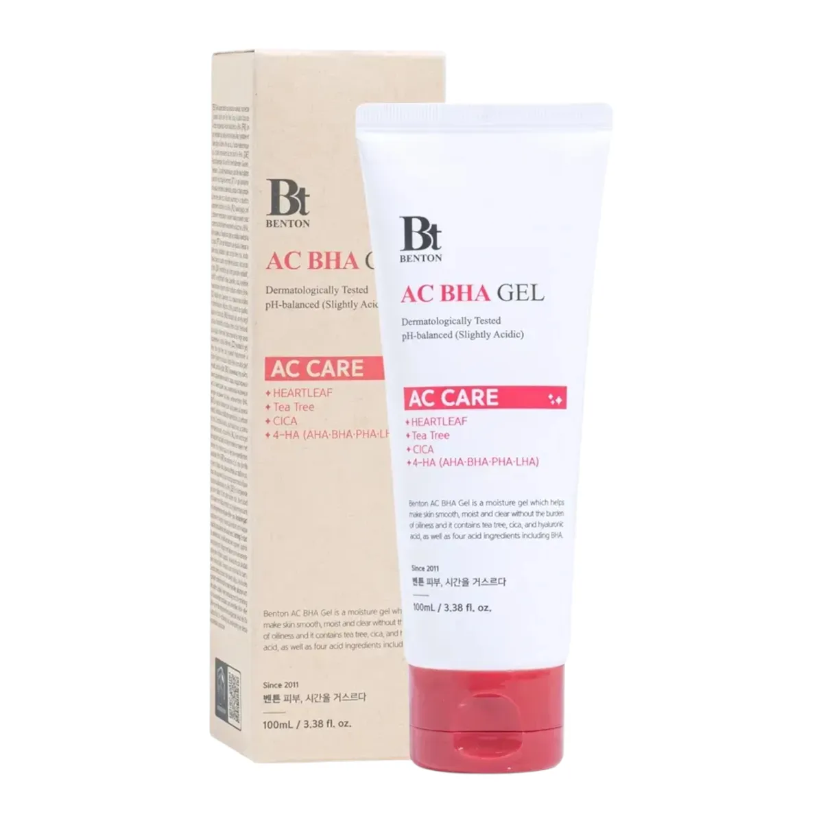 Несмываемый отшелушивающий гель для обновления кожи Benton AC BHA Gel 100 мл
