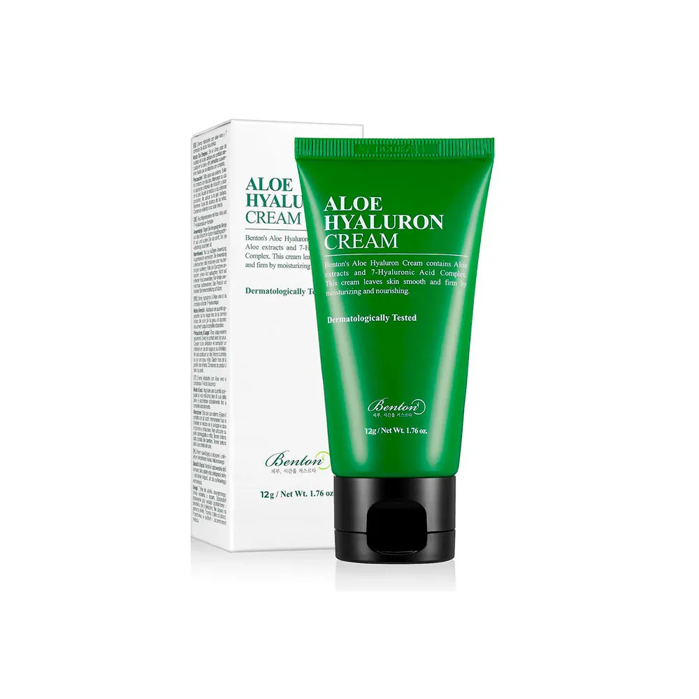 Крем с алоэ и гиалуроновым комплексом Benton Aloe Hyaluron Cream 1.2 мл Саше (Тестер)
