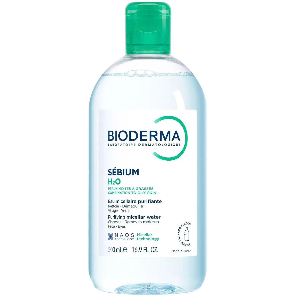 Мицеллярный лосьон Bioderma Sebium H2O Micellaire Solution 500 мл
