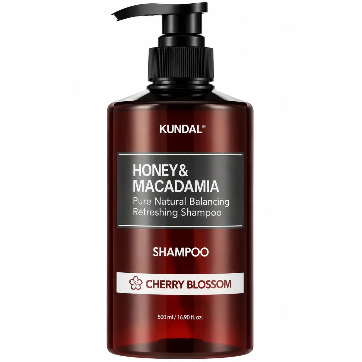 Натуральный парфюмированный шампунь KUNDAL Honey & Macadamia Nature Shampoo Cherry Blossom 500 мл