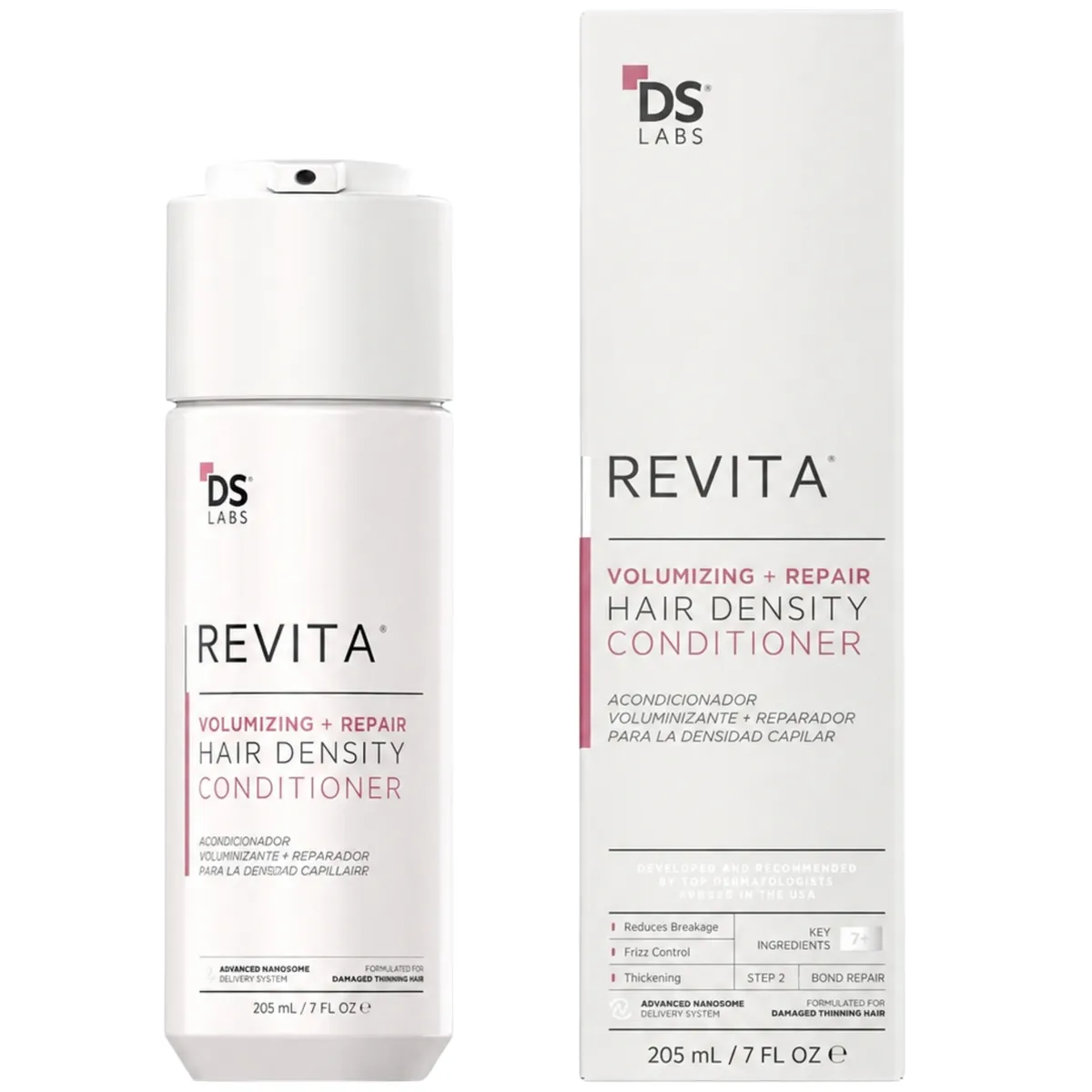 Укрепляющий кондиционер для густоты волос DS Laboratories Revita Volumizing Conditioner 205 мл