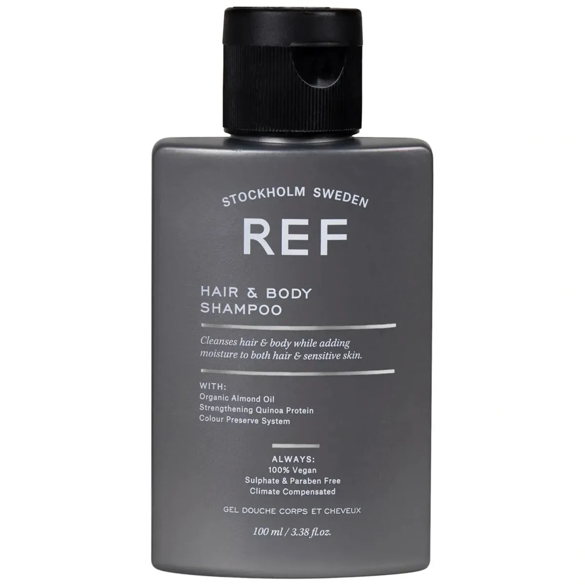Шампунь-гель для душа мужской REF Hair & Body Shampoo 100 мл