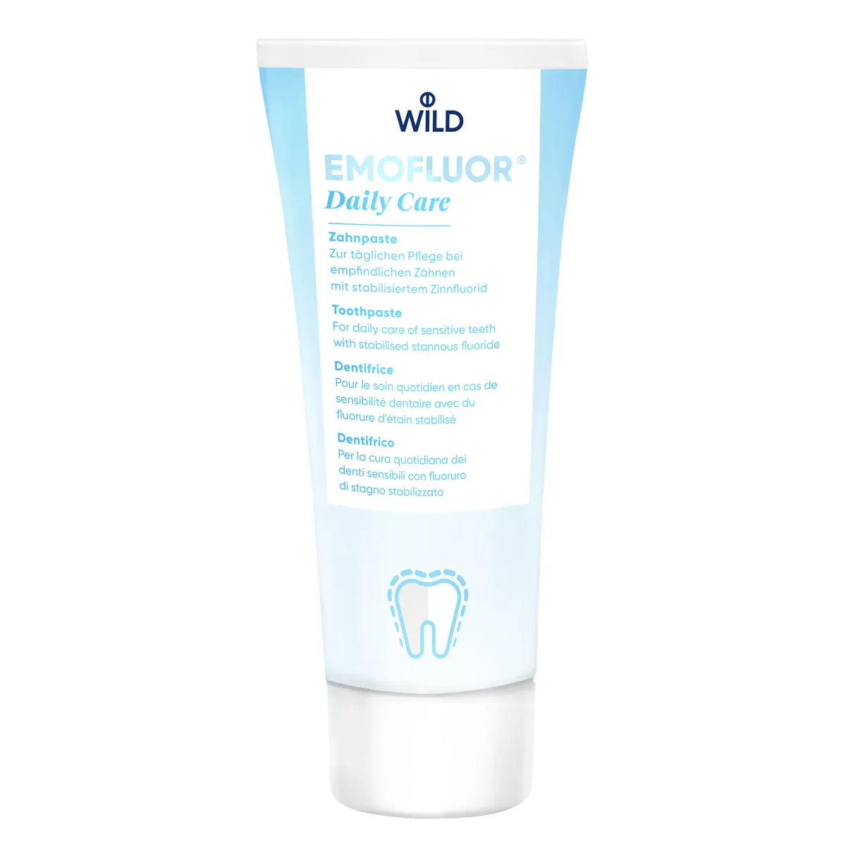 Зубная паста с стаб. фторидом олова Dr.Wild Emofluor Daily Care 75 мл