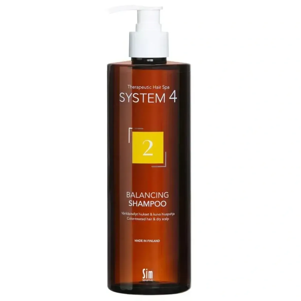 Шампунь №2 для сухих, окрашенных и поврежденных волос Sim Sensitive System 4 2 Balancing Shampoo 500 мл
