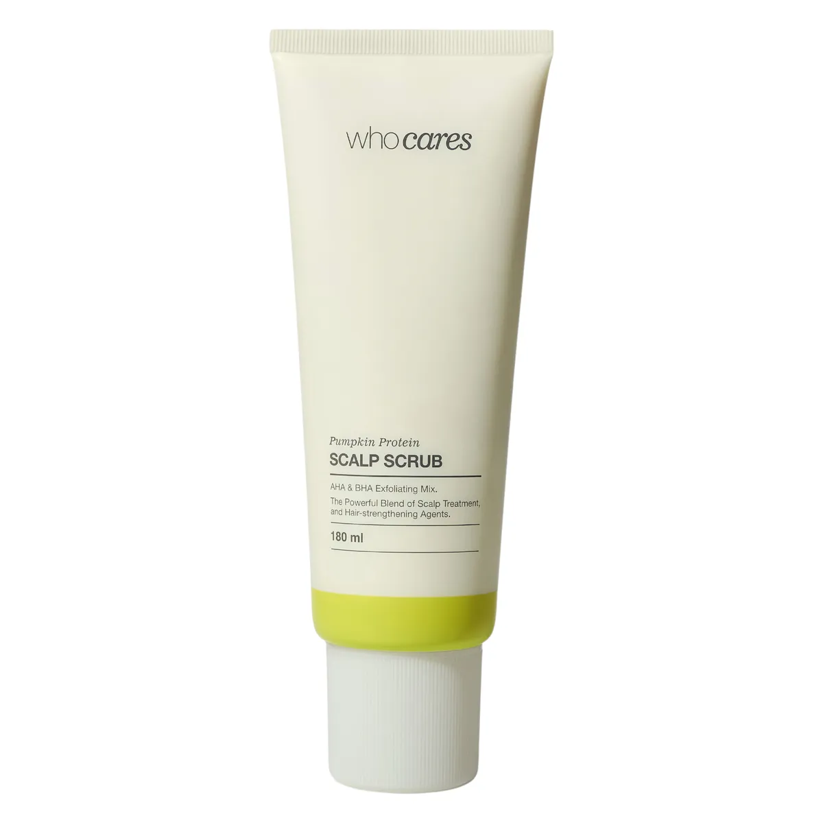 Кислотний скраб-пілінг для шкіри голови WhoCares Pumpkin Protein Scalp Scrub 180 мл
