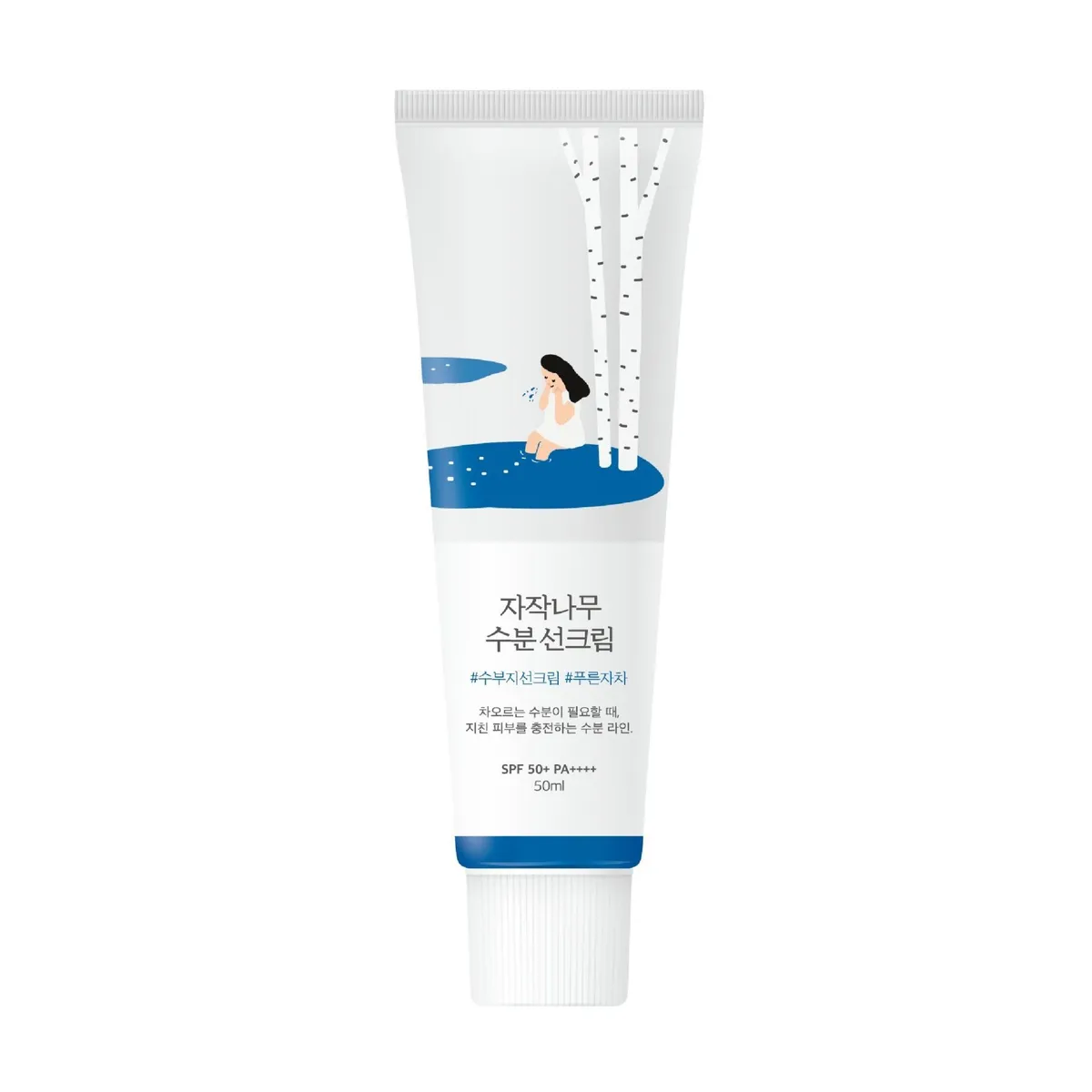 Солнцезащитный крем SPF50 PA++++ ROUND LAB Birch Juice Moisturizing Sunscreen 50 мл