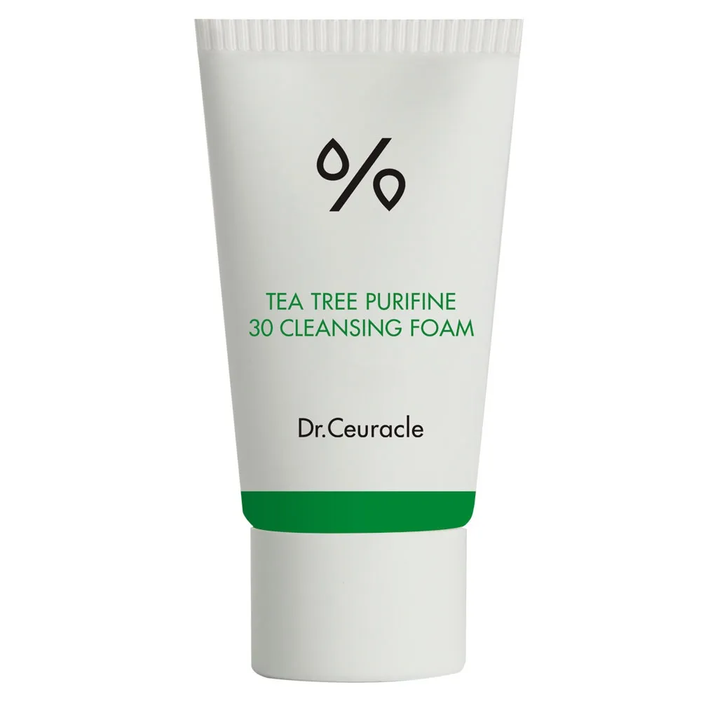 Гель-пенка для умывания с экстрактом чайного дерева Dr.Ceuracle Tea Tree Purifine 30 Cleansing Foam 10 мл