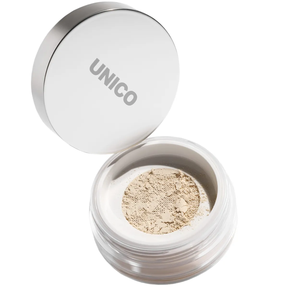Пудра рассыпчатая для лица бежевая Unico Setting & Finishing Powder Eclair 10 г