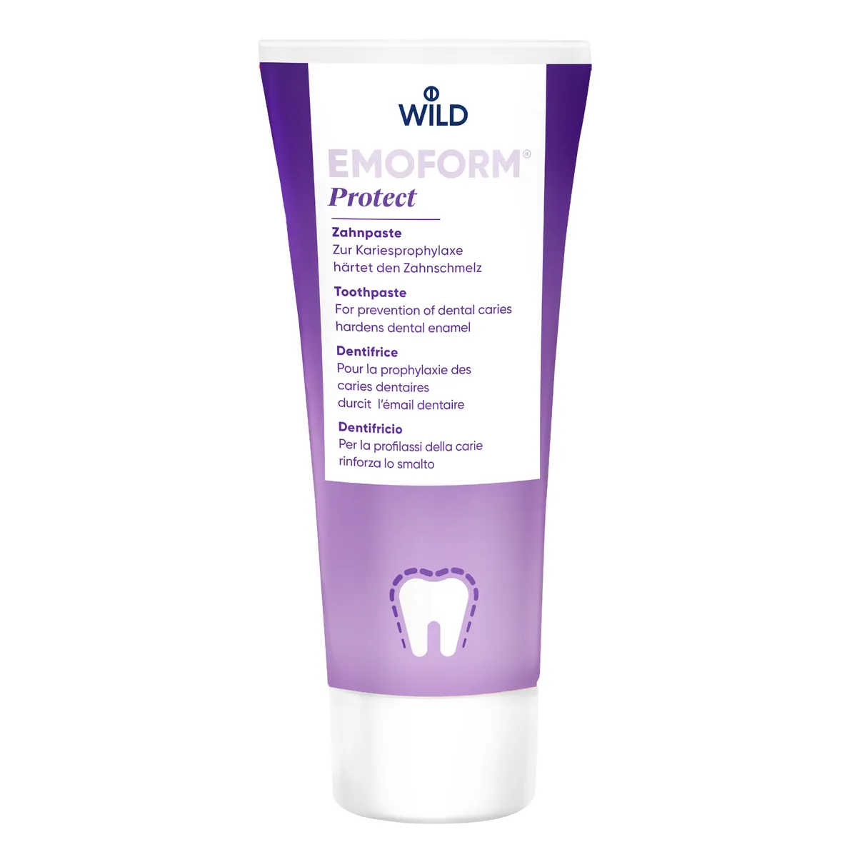 Зубна паста для захисту від карієсу Dr.Wild Emoform Protect 75 мл