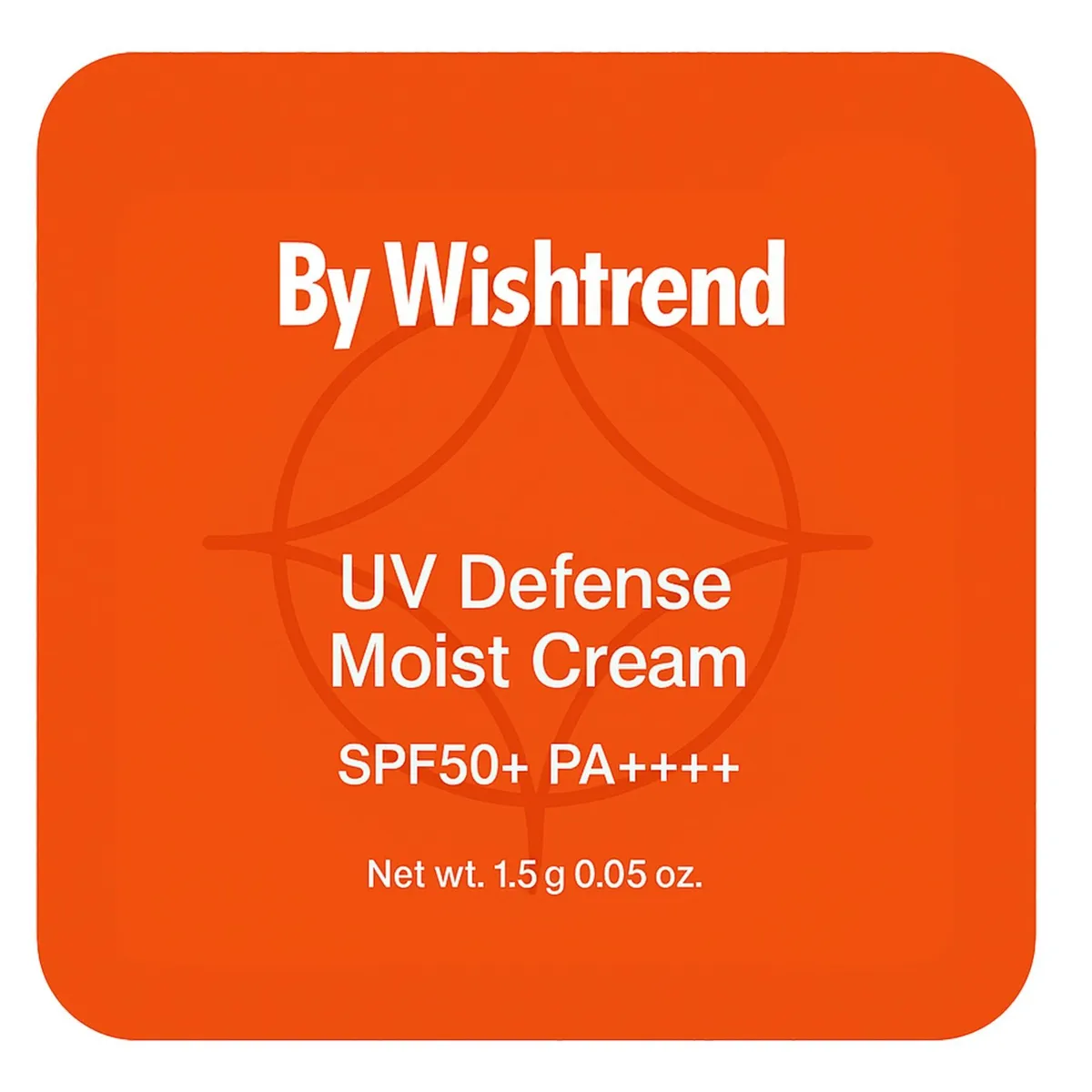 Солнцезащитный увлажняющий крем By Wishtrend UV Defense Moist Cream 1,5 г, Саше (Тестер)