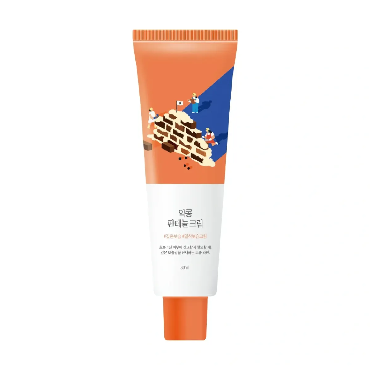 Барьерный крем с экстрактом соевых бобов и пантенолом ROUND LAB Soybean Panthenol Cream 80 мл