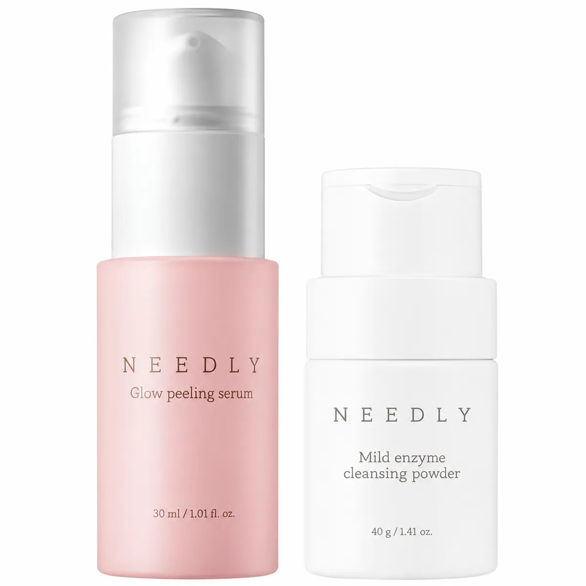 Набір для м'якого очищення та освітлення шкіри Needly Glowing duo 2 в 1