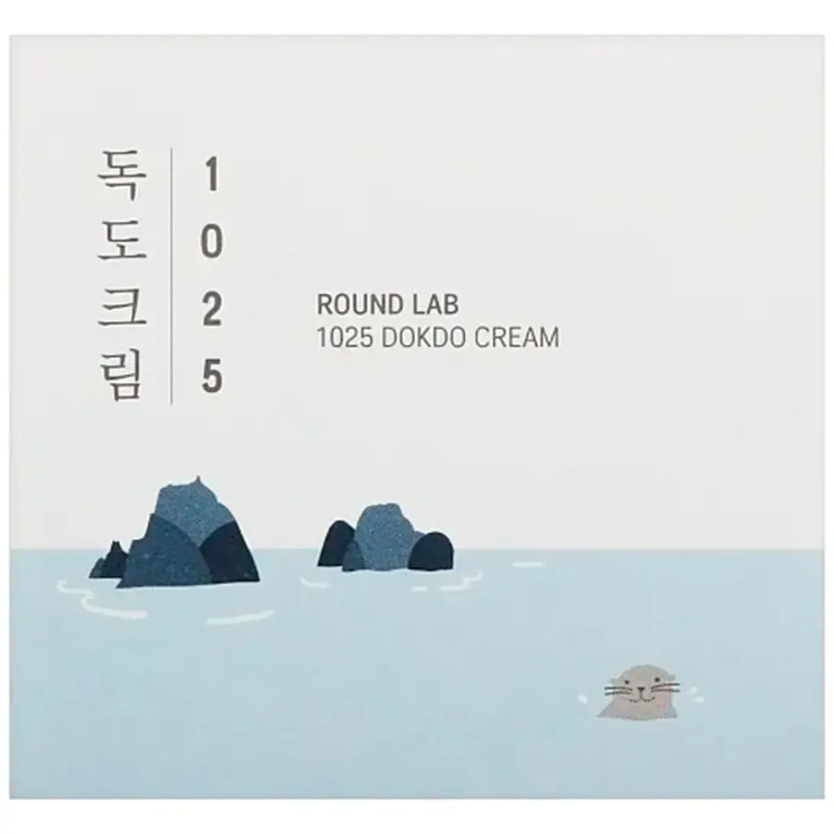 Зволожувальний крем з морською водою для сухого типу шкіри ROUND LAB 1025 Dokdo Cream 2 мл, Саше (Тестер)