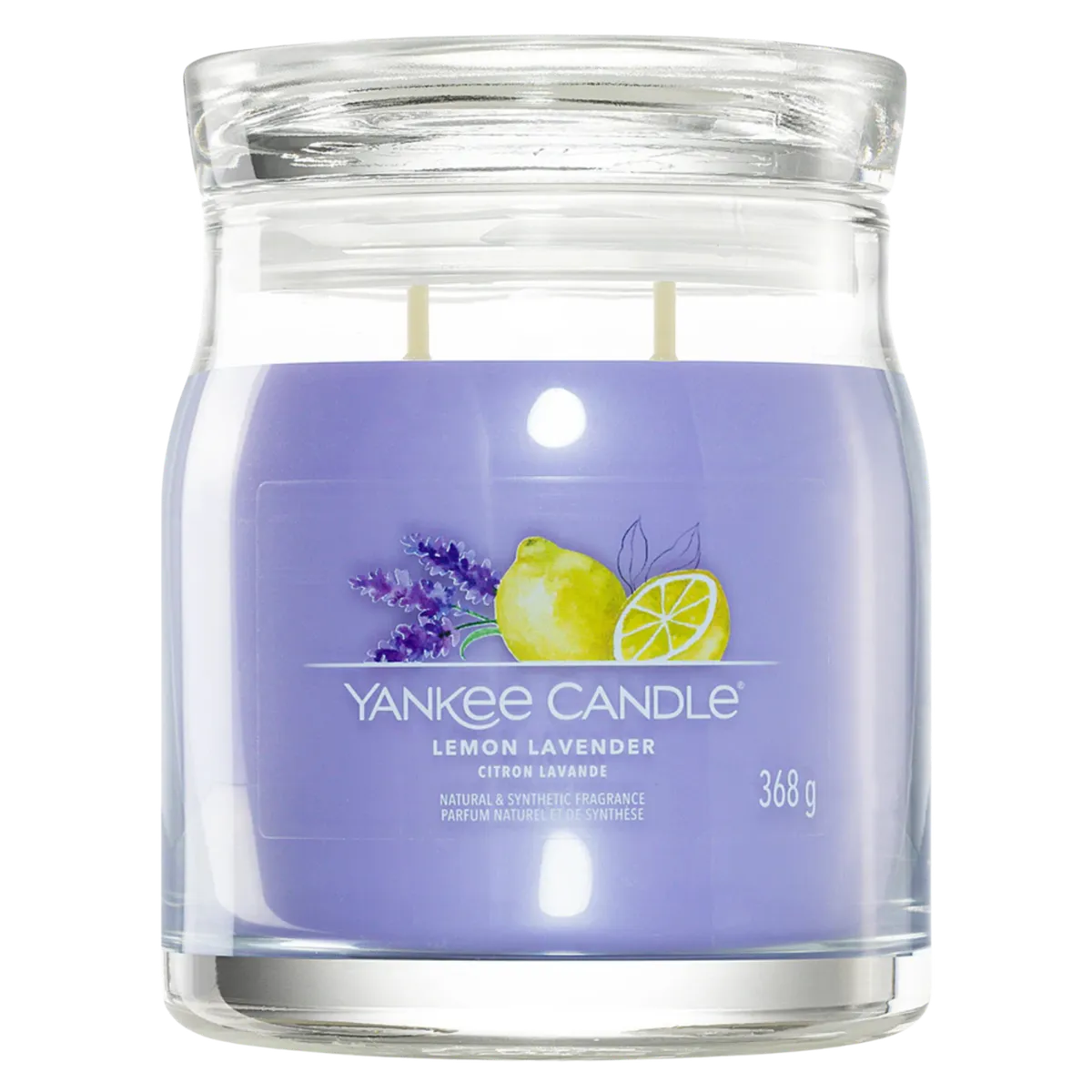 Ароматична свічка "Лимонна Лаванда" Yankee Candle Lemon Lavender 368 г