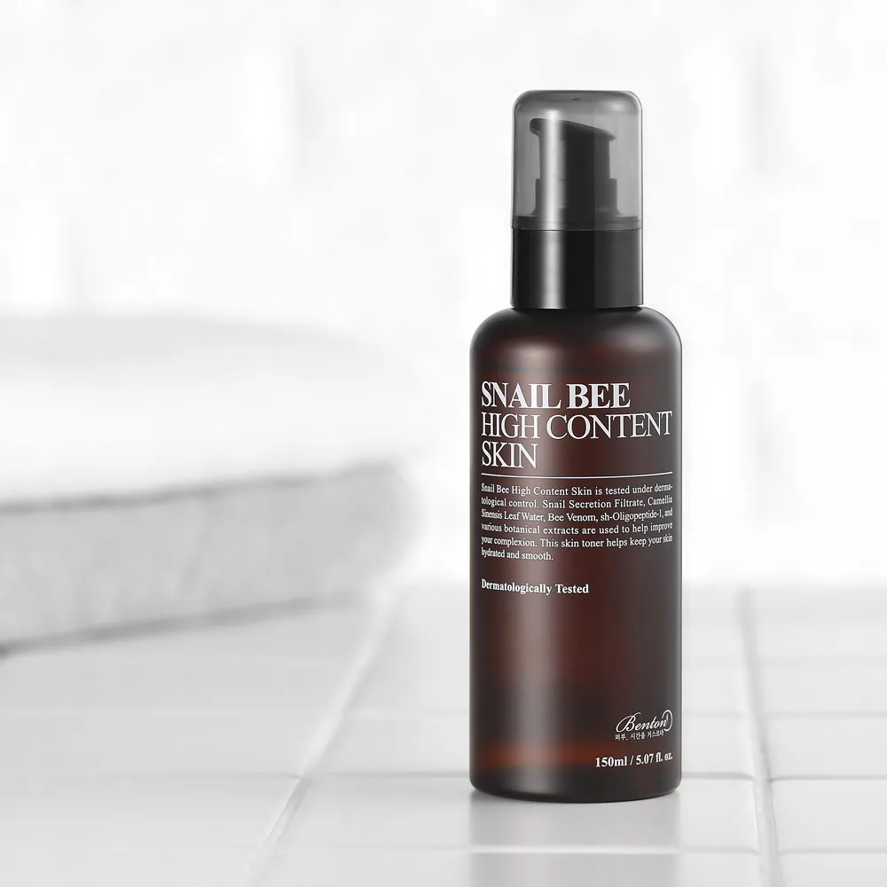 Тонер с муцином улитки и пчелиным ядом Benton Snail Bee High Content Skin Toner 150 мл