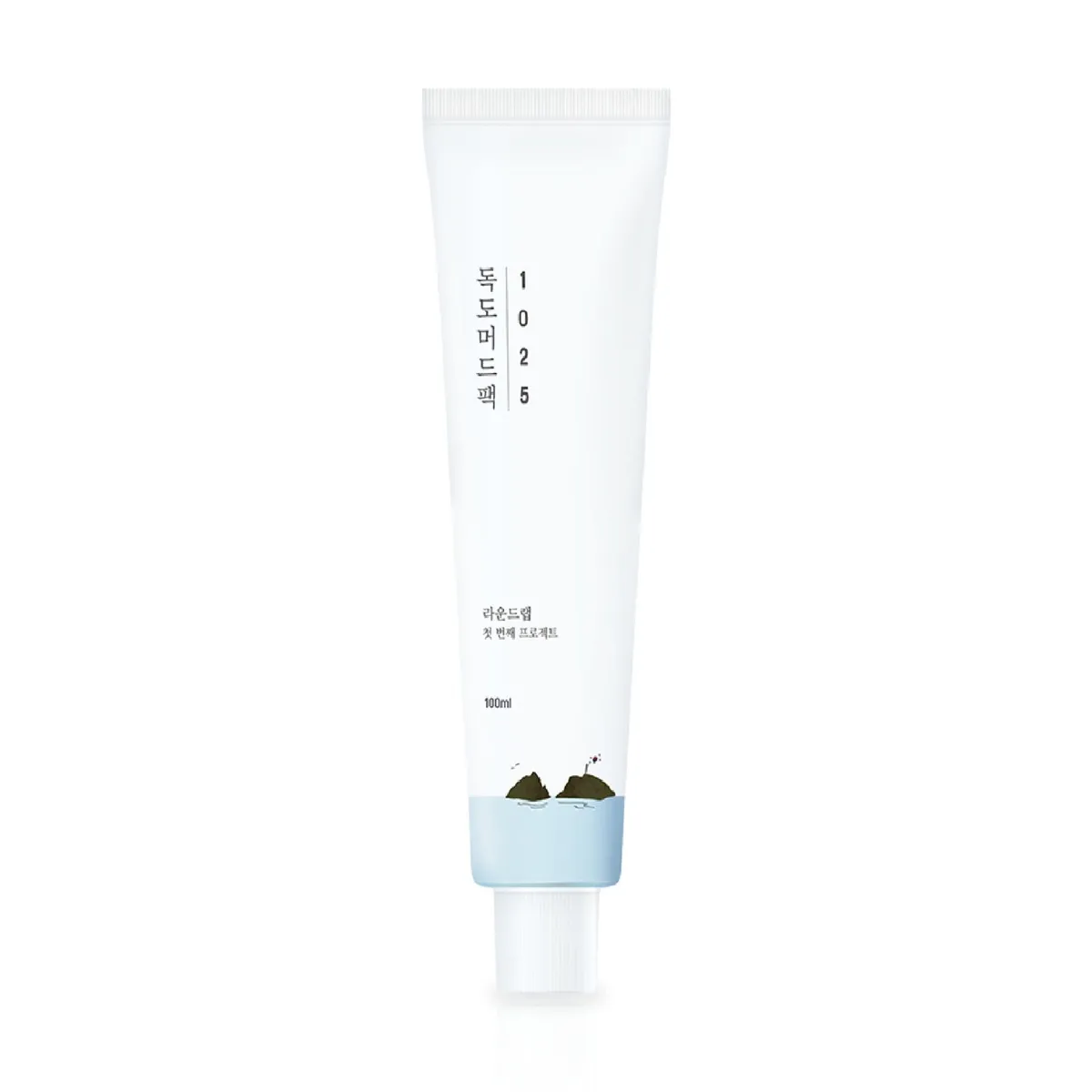 Глиняная маска для лица ROUND LAB 1025 Dokdo Mud Pack (Tube Type) 100 мл