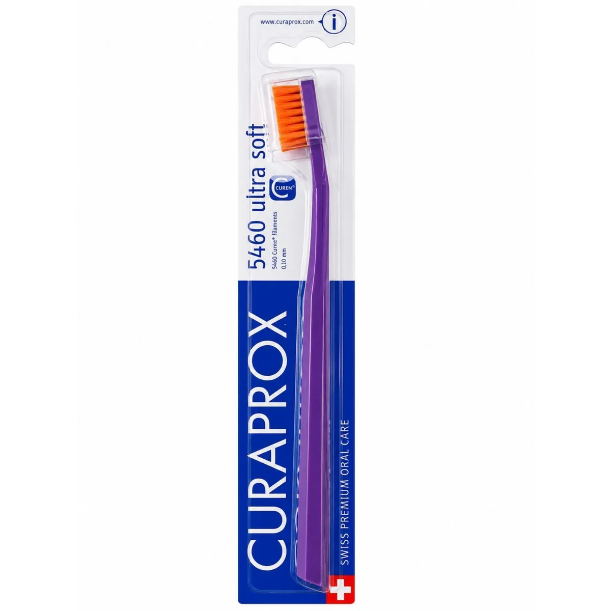 Зубна щітка Curaprox CS 5460 Ultra Soft Фіолетовий - оранжевий