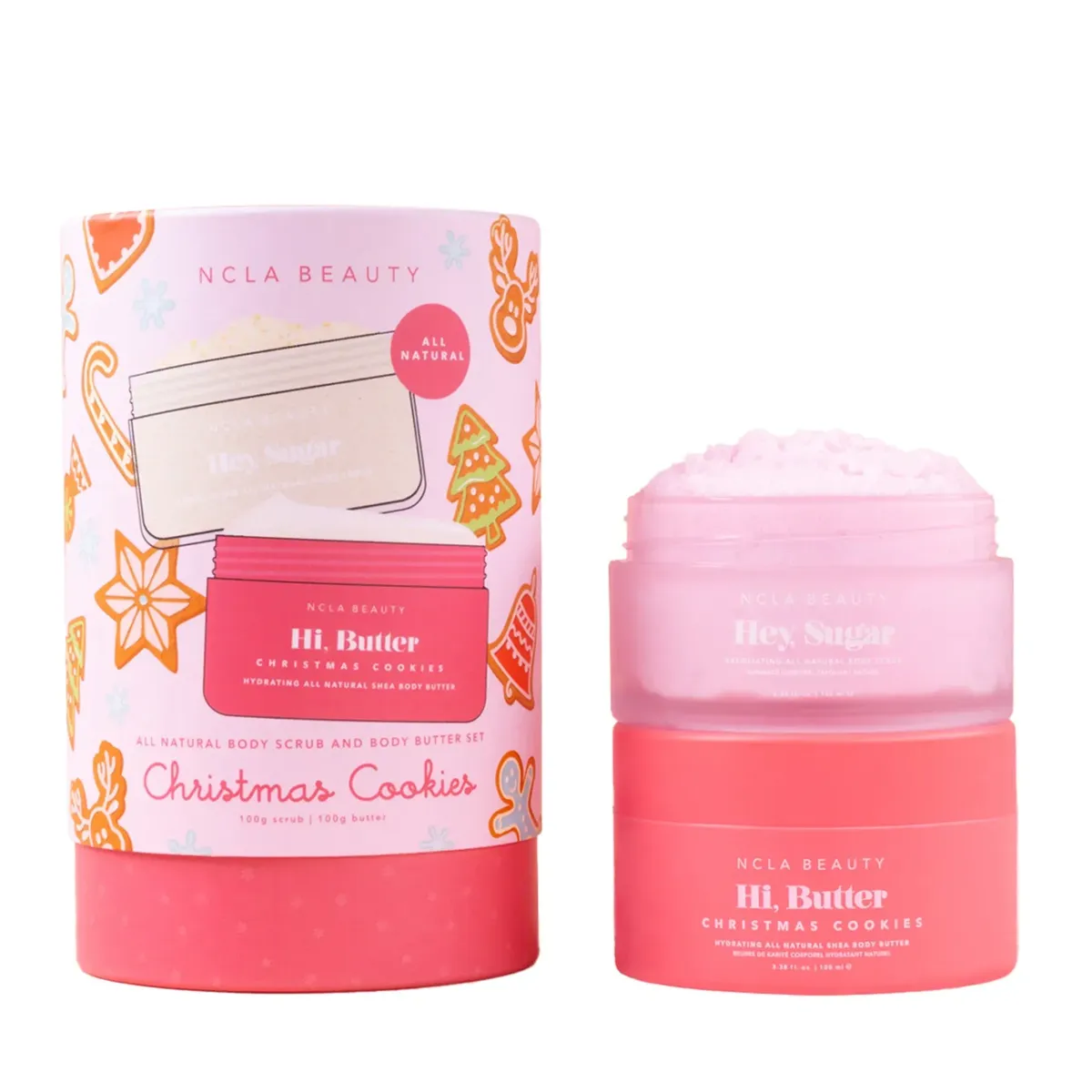 Подарочный набор для ухода за телом «Рождественское печенье» NCLA Beauty Christmas Cookies Body Care Gift Set 2 в 1