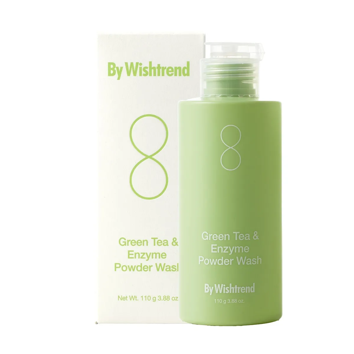 Энзимная пудра By Wishtrend Green Tea & Enzyme Powder Wash 110 г