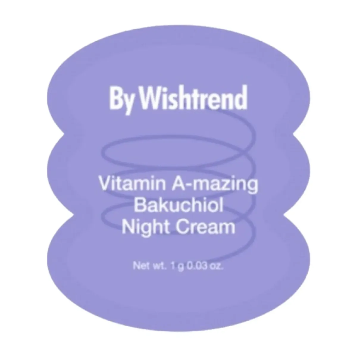 Крем для обличчя By Wishtrend Vitamin A-mazing Bakuchiol Night Cream 1 г, Саше (Тестер)