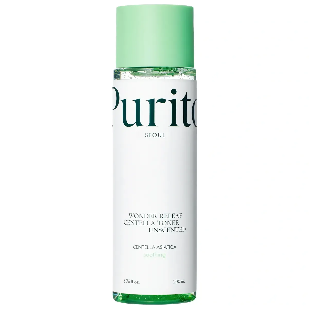 Успокаивающий тонер с центеллой без эфирных масел Purito Seoul Wonder Releaf Centella Toner Unscented 200 мл