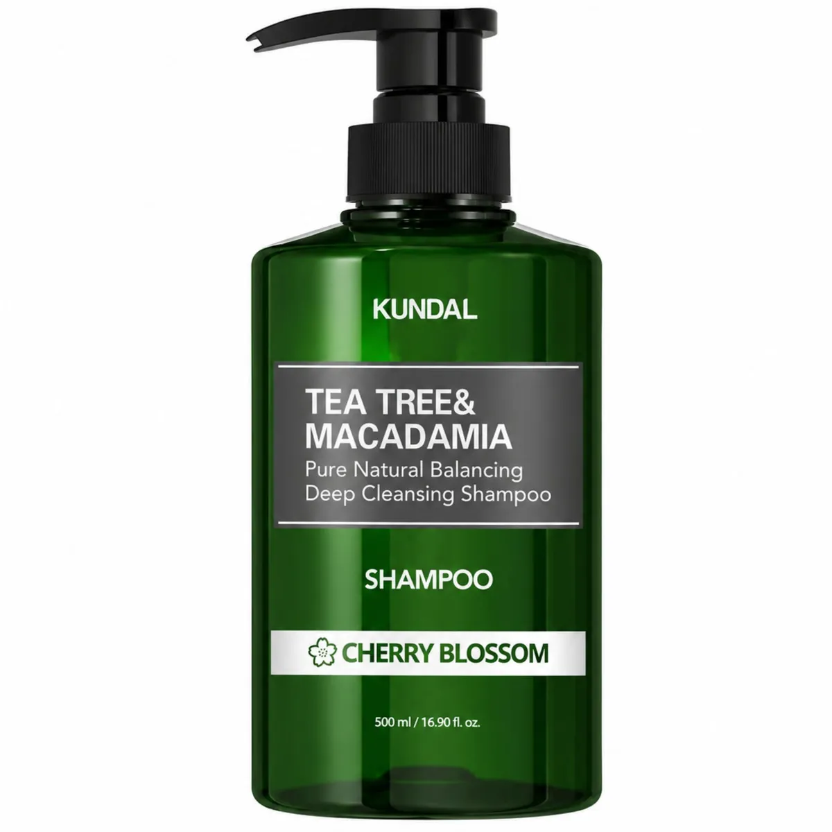 Шампунь для глубокого очищения KUNDAL Tea Tree & Macadamia Deep Cleansing Shampoo Cherry Blossom 500 мл