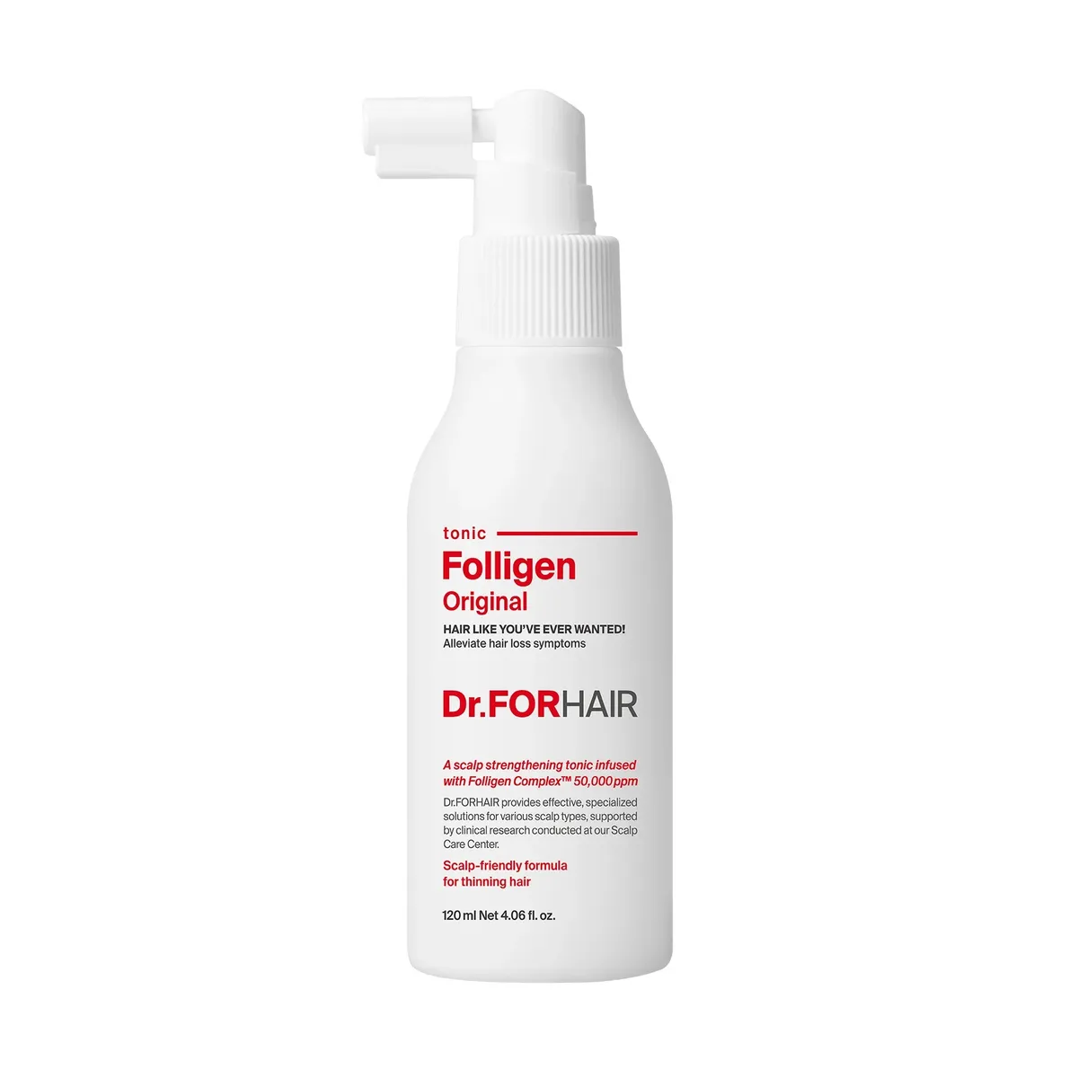 Стимулирующий тоник для роста волос Dr.FORHAIR Folligen Tonic 120 мл