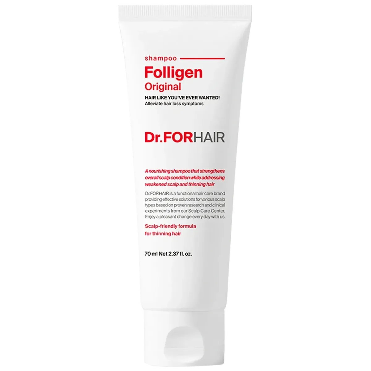 Шампунь против выпадения волос Dr.FORHAIR Folligen Shampoo 70 мл Миниатюра