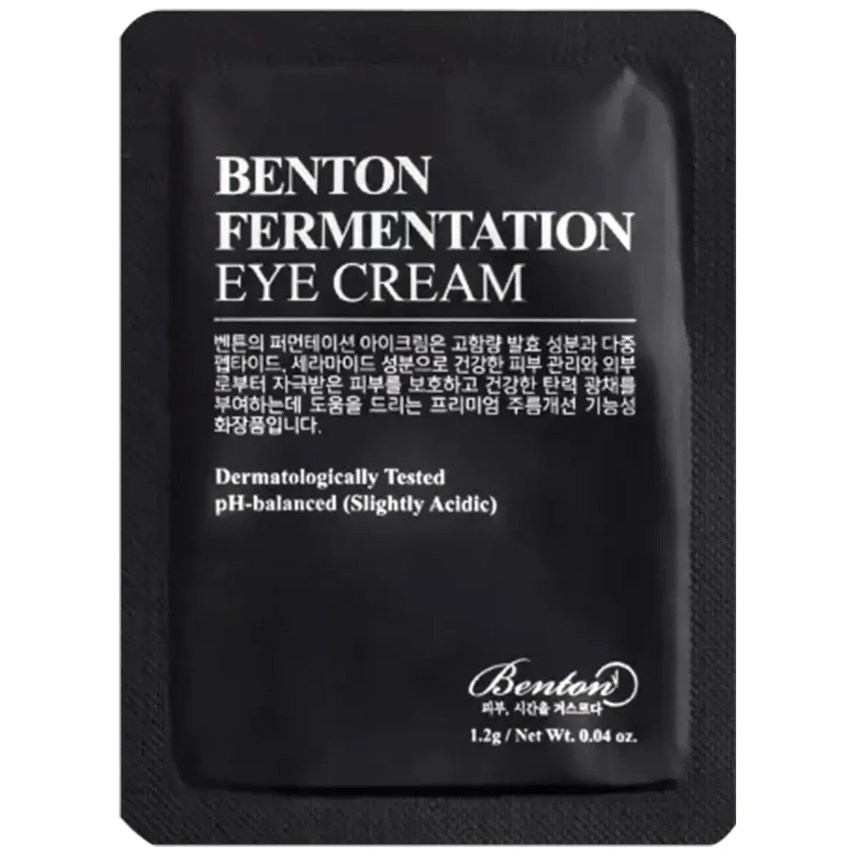 Ферментований крем для шкіри навколо очей Benton Fermentation Eye Cream 1.2 г Пробник