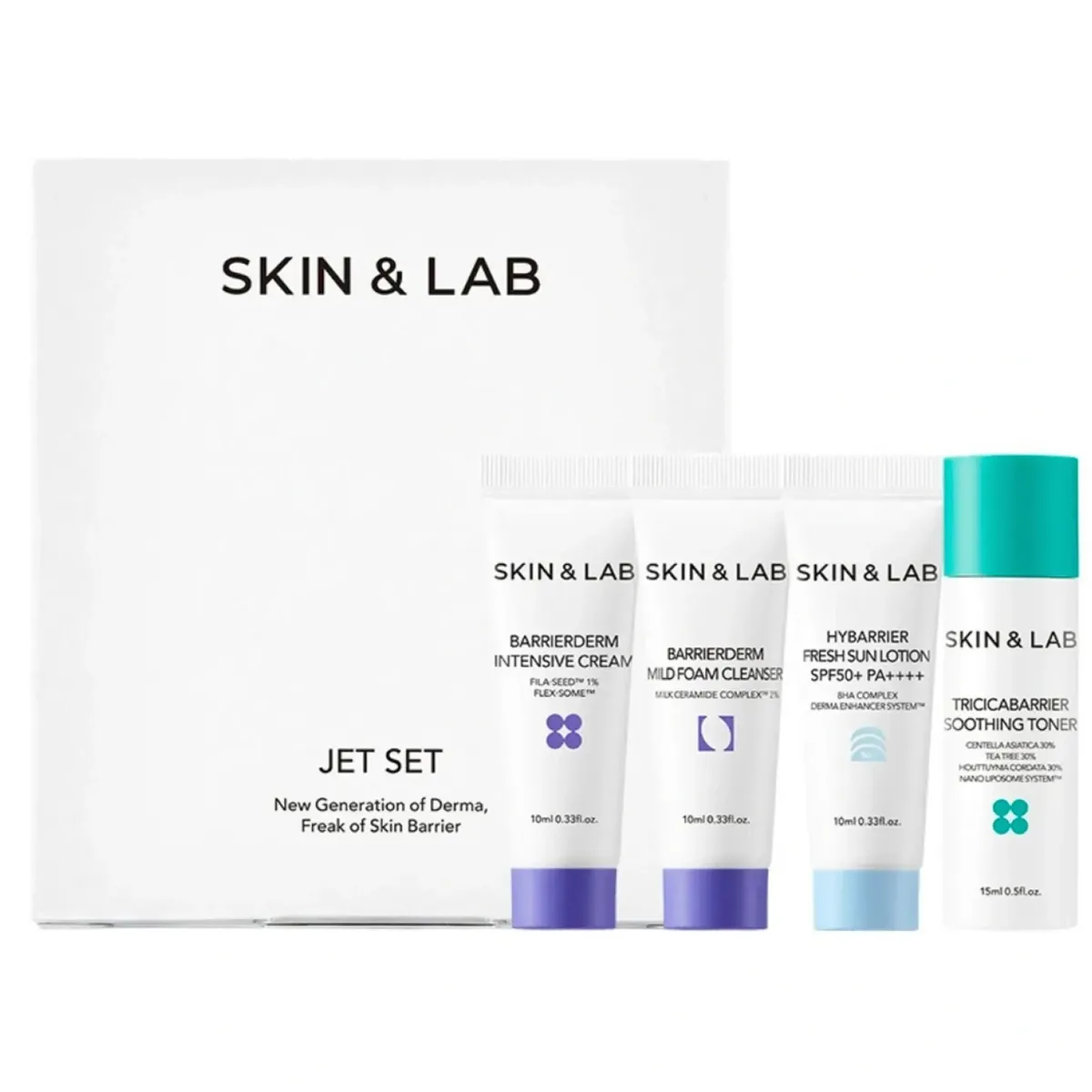 Набір мініатюр SKIN&LAB Jet Set 4 в 1
