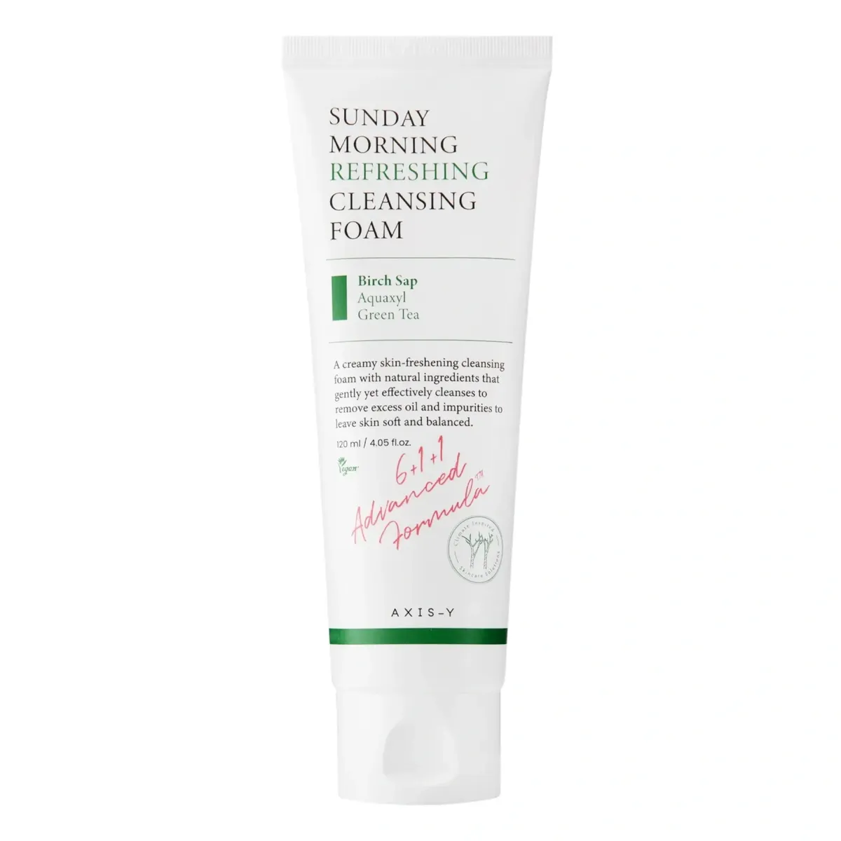 Освежающая пенка для умывания AXIS-Y Sunday Morning Refreshing Cleansing Foam 120 мл