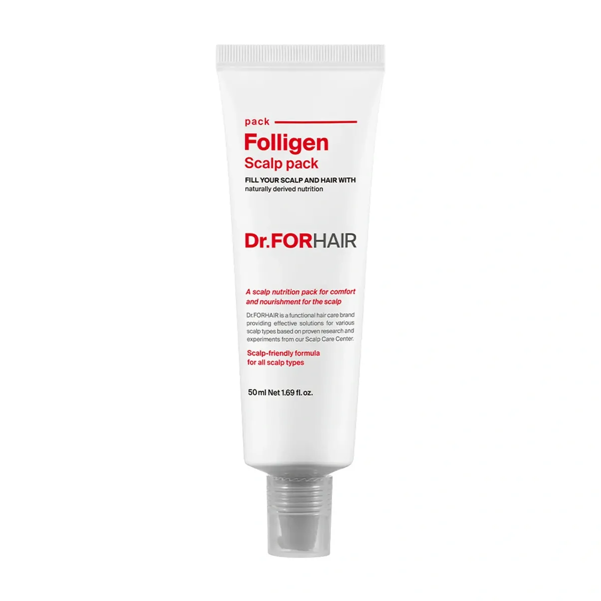 Оздоровлювальна маска для шкіри голови Dr.FORHAIR Folligen Scalp Pack 50 мл Мініатюра