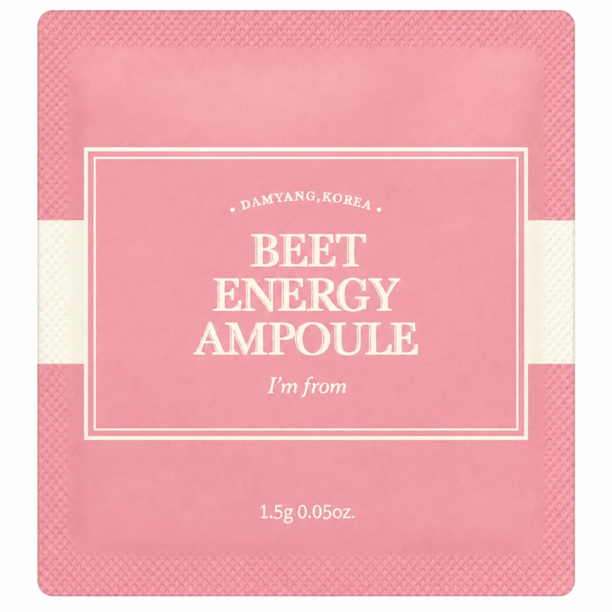 Сыворотка для сияния кожи на основе свеклы I`m From Beet Energy Ampoule 1,5 г, Саше (пробник)