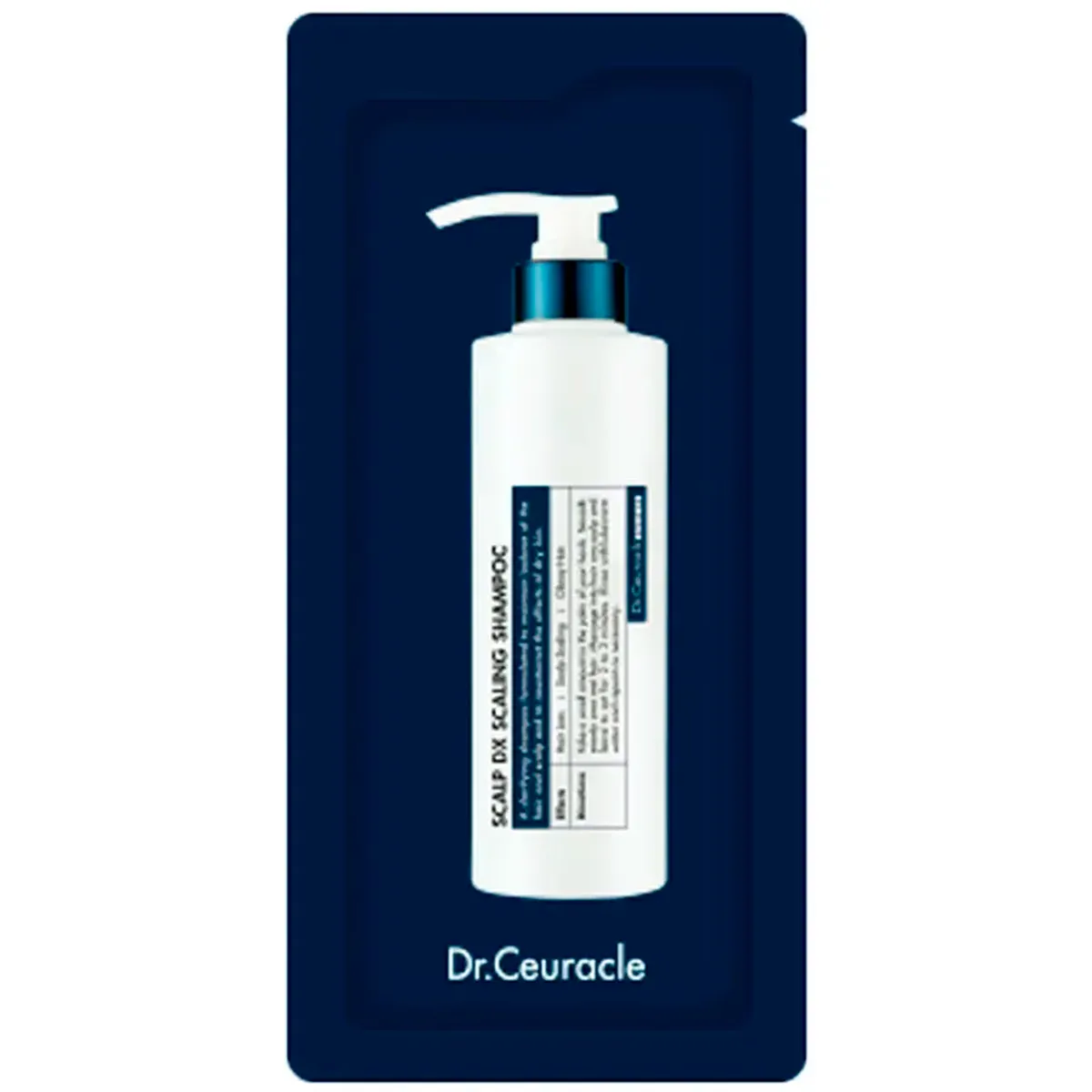 Отшелушивающий шампунь для укрепления волос Dr.Ceuracle Scalp DX Scaling Shampoo 55 мл, Миниатюра