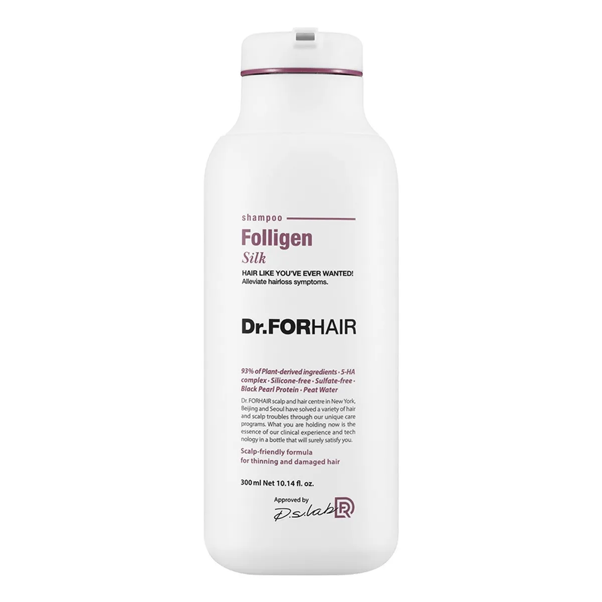 Шампунь для сухих и поврежденных волос Dr.FORHAIR Folligen Silk Shampoo 300 мл