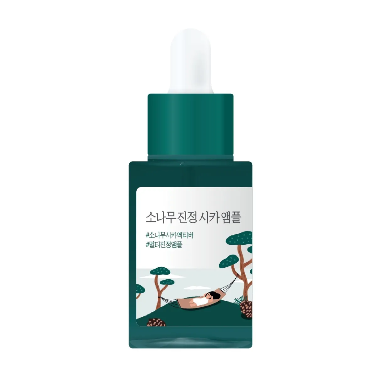 Успокаивающая сыворотка с экстрактом игл сосны ROUND LAB Pine Calming Cica Ampoule 30 мл