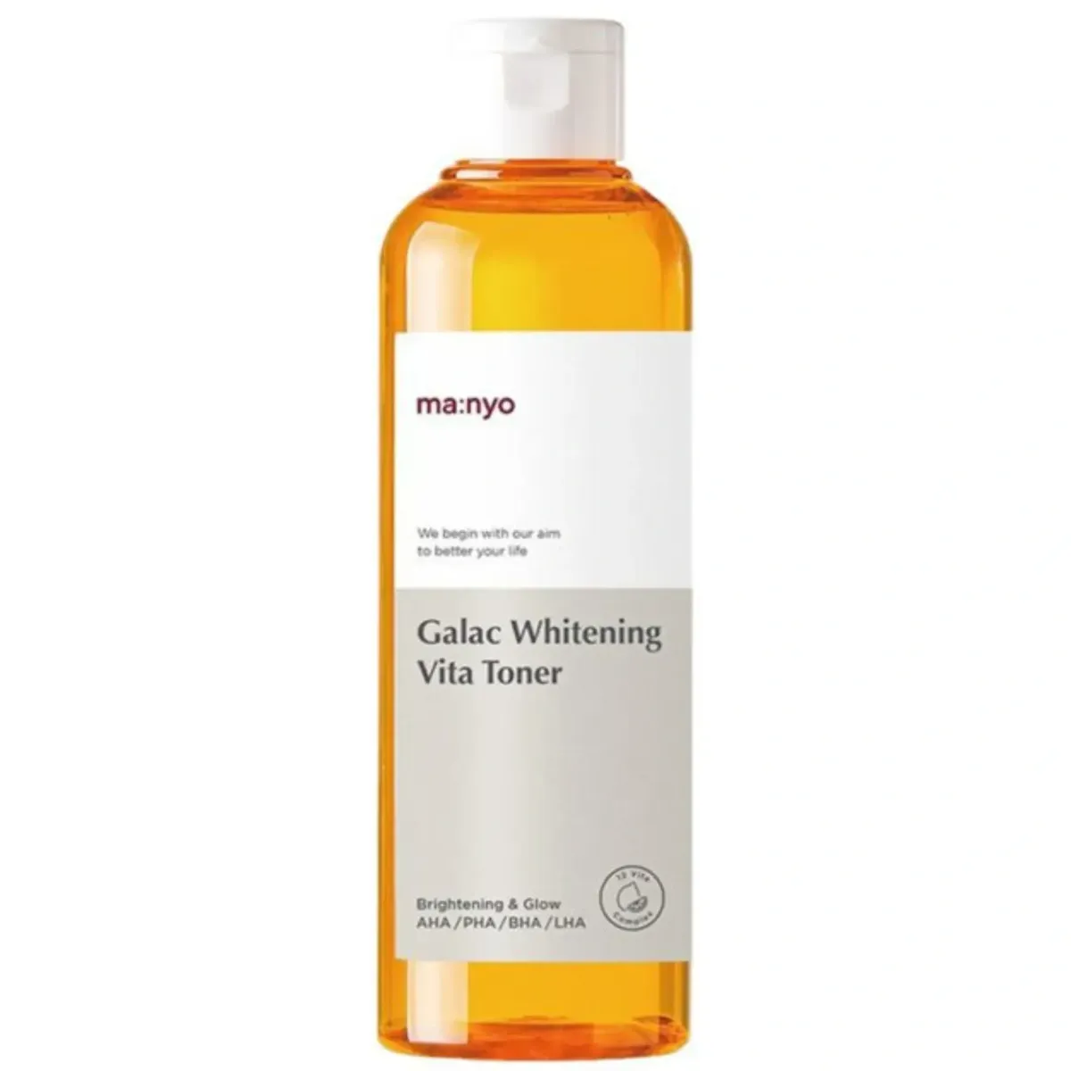 Осветляющий тонер с галактомисисом и витаминным комплексом Manyo Galac Whitening Vita Toner 210 мл