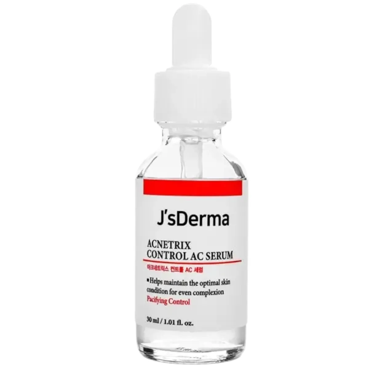 Сыворотка для проблемной кожи лица с ниацинамидом и цинком J'sDerma Acnetrix Control AC Serum 30 мл