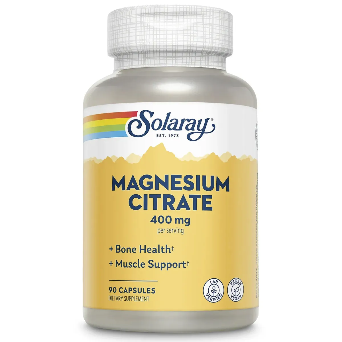 Магний цитрат 400 мг Solaray Magnesium Citrate 400mg 90 шт