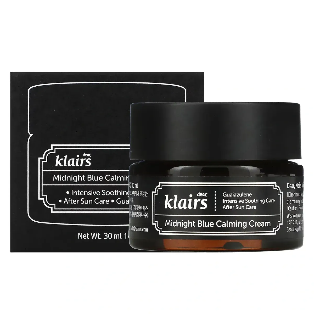 Заспокійливий крем для обличчя Dear Klairs Midnight Blue Calming Cream 20 мл